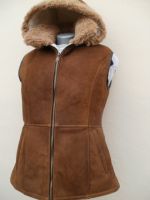 Women's vest with hood