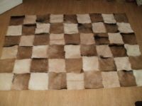 Goat skin carpet